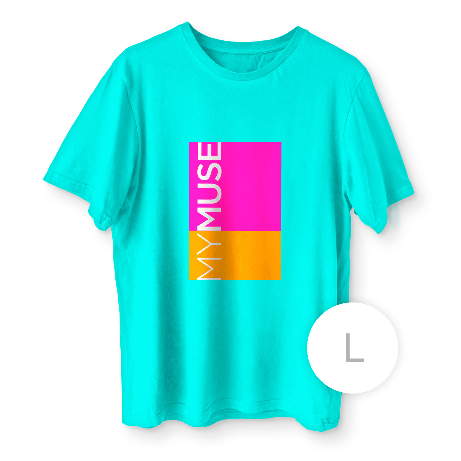 

Футболка бирюза MyMuse размер L, ST-1275